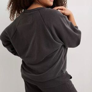 Areie grey crewneck oversized pullover
